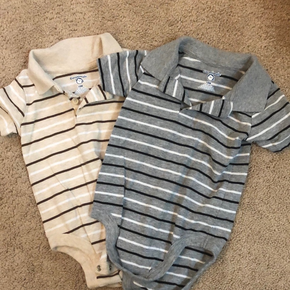 2 Garanimals Onesies 18 Months